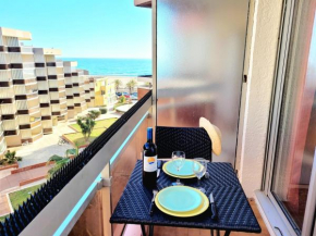 Canet-en-Roussillon - Studio cosy 2 pers - Front de mer - Balcon, TV, animaux admis - FR-1-794-115